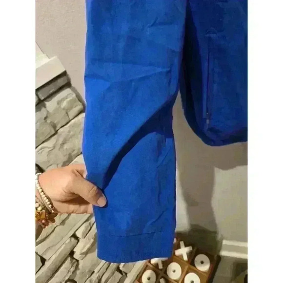 London Fog Men's Blue Windbreaker Golf Jacket Size L Zip Front Gorpcore Casual - Picture 5 of 14